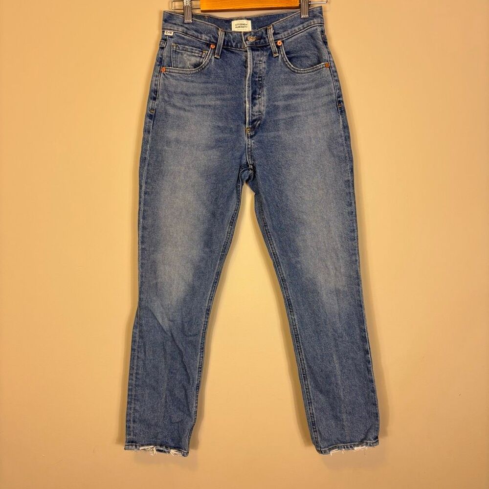 Citizens Of Humanity Jolene High Waisted Hidden Button Fly Skinny Jeans 25